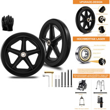 2 Stück 200 mm Ersatzräder